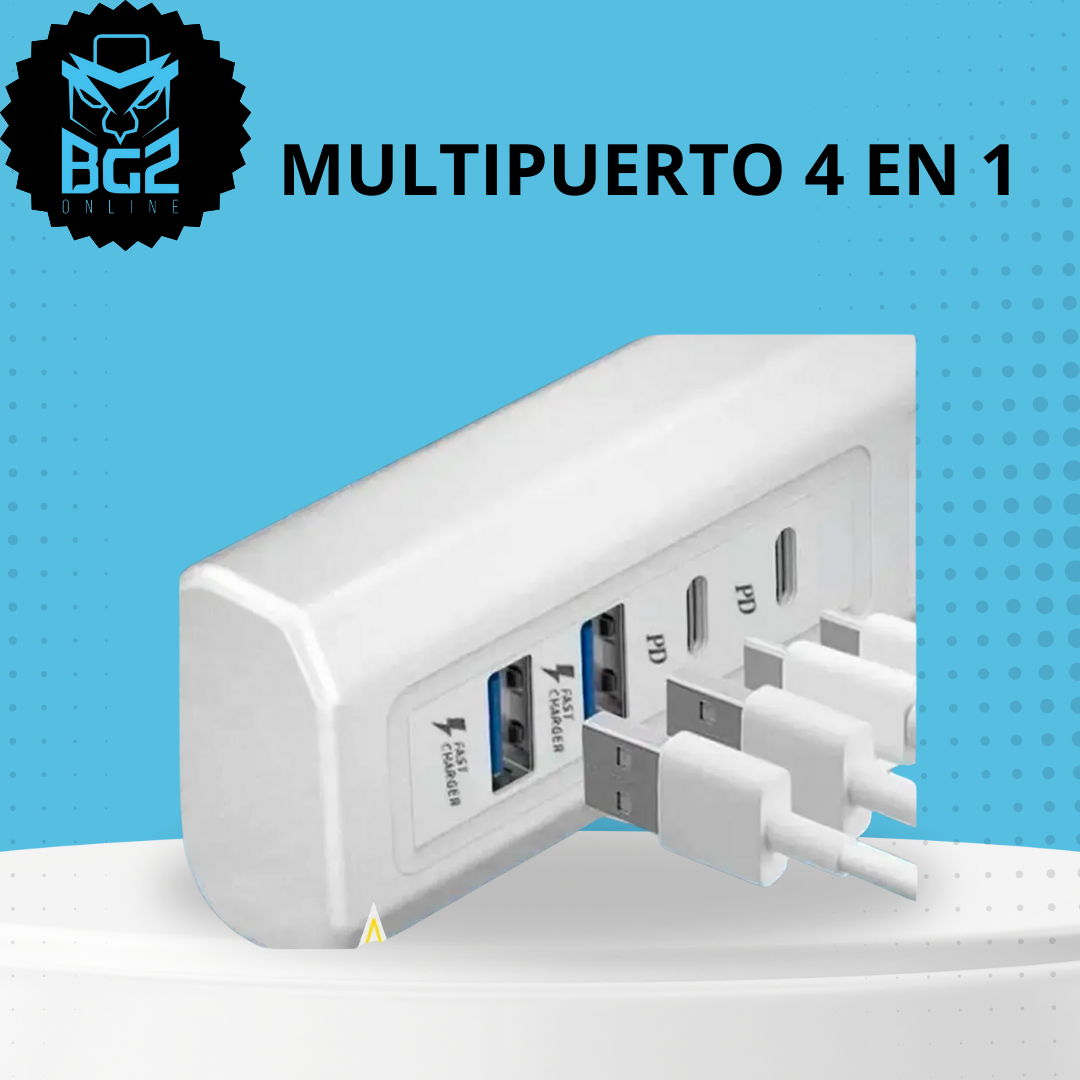 MULTIPUERTO 4 EN 1